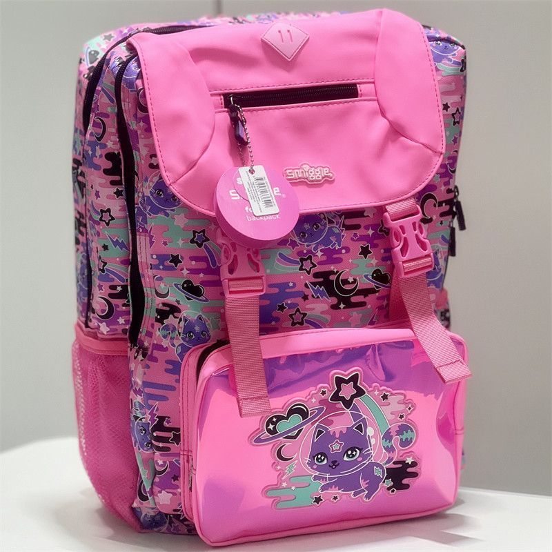Australia Smiggle Decompression School Bag Large Space Cat Dinosaur Backpack Unicorn Senior Grade Ba