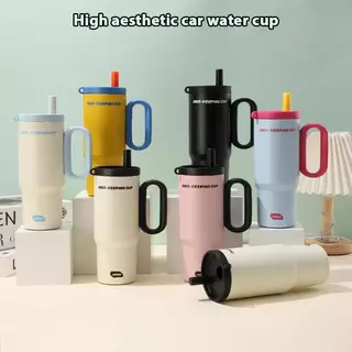 【การจัดส่งในประเทศไทย】แก้วเก็บความเย็น 750ML สแตนเลส316 ถ้วยเย็นแบบพกพา แก้วเก็บความเย็น พกพาง่าย พร้อมหลอดดูดและที่กรอง