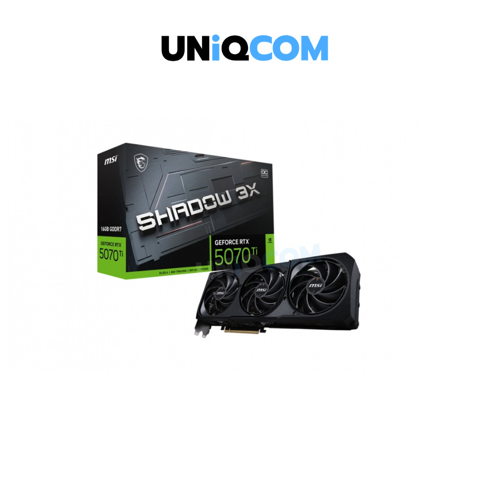 MSI VGA GEFORCE RTX 5070 TI SHADOW 3X OC - 16GB GDDR7