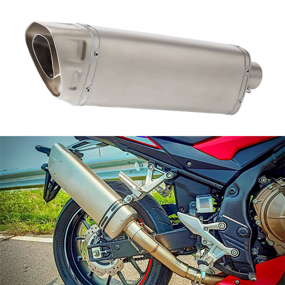 ท่อไอเสียรถจักรยานยนต์ Fit สําหรับ ZX-14R CBR650 CBR500 R1 GSXR1000 MT10 R6 RC390 CBR250RR TMAX560 Z