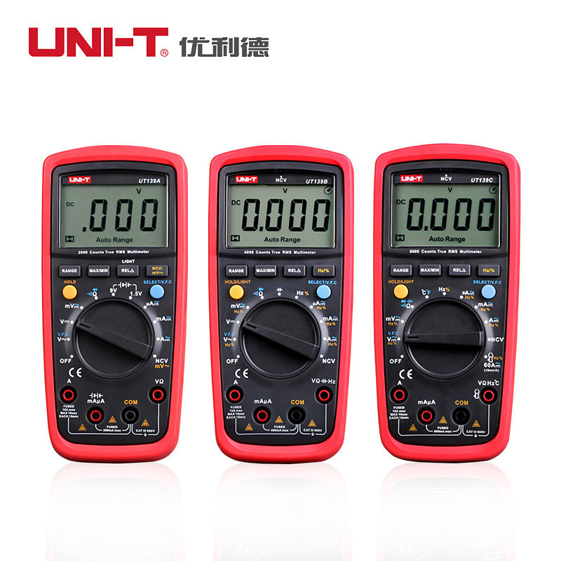 ยูนิไลด์ UT139E มัลติมิเตอร์, UT139C มัลติมิเตอร์ดิจิตอล, UT139A มัลติมิเตอร์แบบปรับช่วงอัตโนมัติ