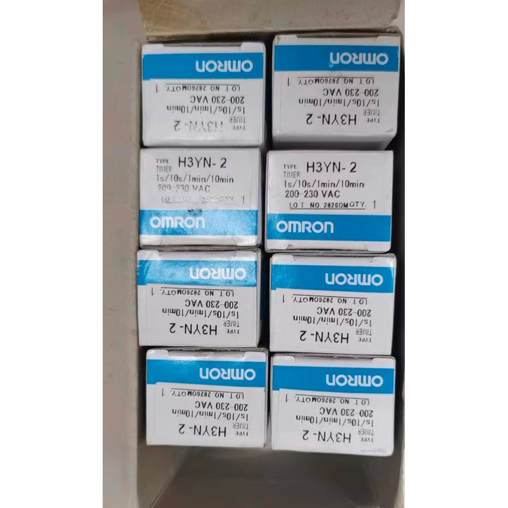 พร้อมสต็อก H3YN-2/21 H3YN-4/41AC220V AC110V DC24V omron omron รีเลย์เวลา