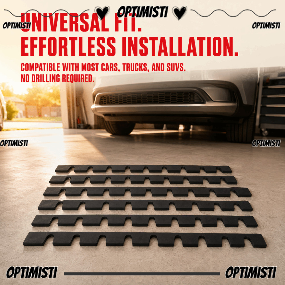 OPTIMISTI8E 8PCS กันชน Guard, สีดํา Universal กันชนด้านหน้า Scrape Guard, ความเร็วสูง Stable ยาง Col