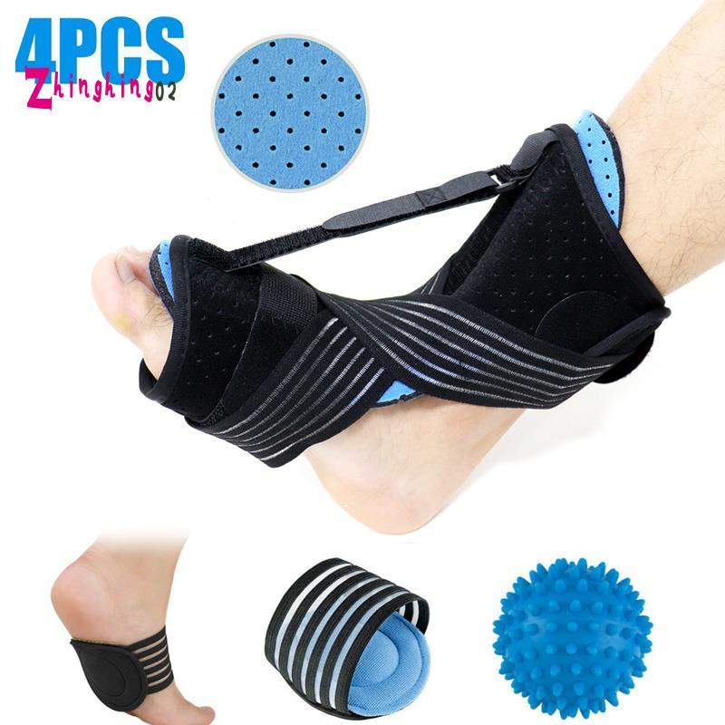Plantar Fasciitis Night Splint สําหรับ Plantar Fasciitis ปรับ Plantar Fasciitis Splint พร้อมลูกบอลนว