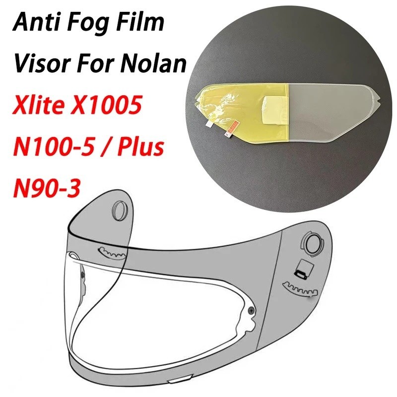 หมวกกันน็อครถจักรยานยนต์Visor Patchฟิล์มสําหรับNolan Xlite X1005 N100-5 / N100.5 Plus N90-3 Visor