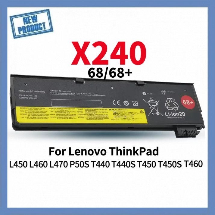 ★X240 Battery for Lenovo Thinkpad L450 L460 L470 T440 T450 T460 T460P T470P T550 T560 S440 S540 P50S