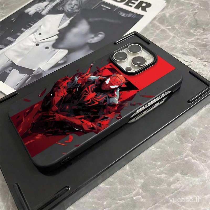 เคสโทรศัพท์ไร้ขอบยืดหยุ่น Cool Spiderman เหมาะสําหรับ iPhone 11 11promax 12 13 14 15 16 promax 17promax 14promax 14plus 15pro 16pro เคสกันกระแทก