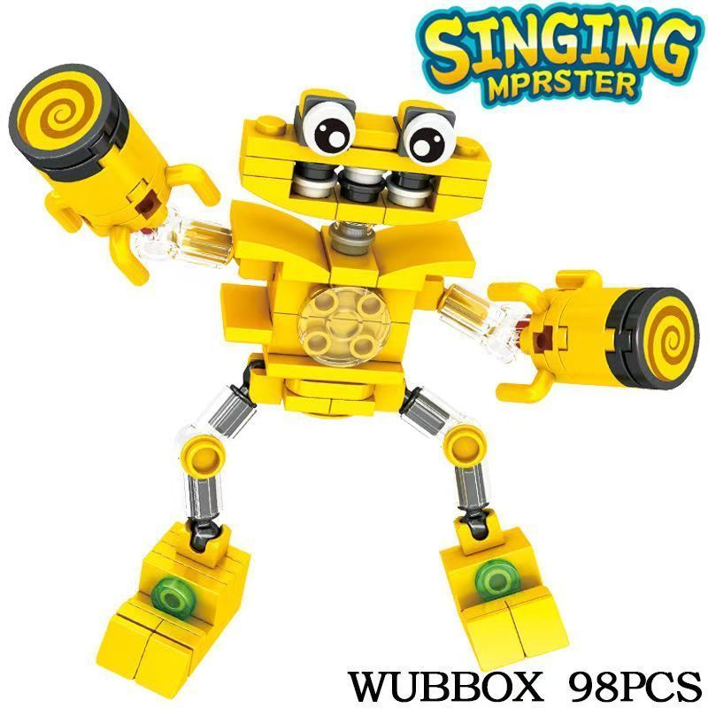 Monster Choir Wubbox Musician หุ่นยนต์การศึกษาประกอบอาคารบล็อกเด็กขายร้อนของเล่นเด็ก wanju260803