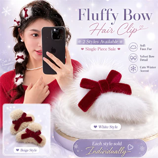 กิ๊บติดผมตุ๊กตาคริสต์มาสกํามะหยี่โบว์เรียบคลิปหน้าผาก ใบเรียกเก็บเงินเป็ด คลิปดัดผมผู้หญิง