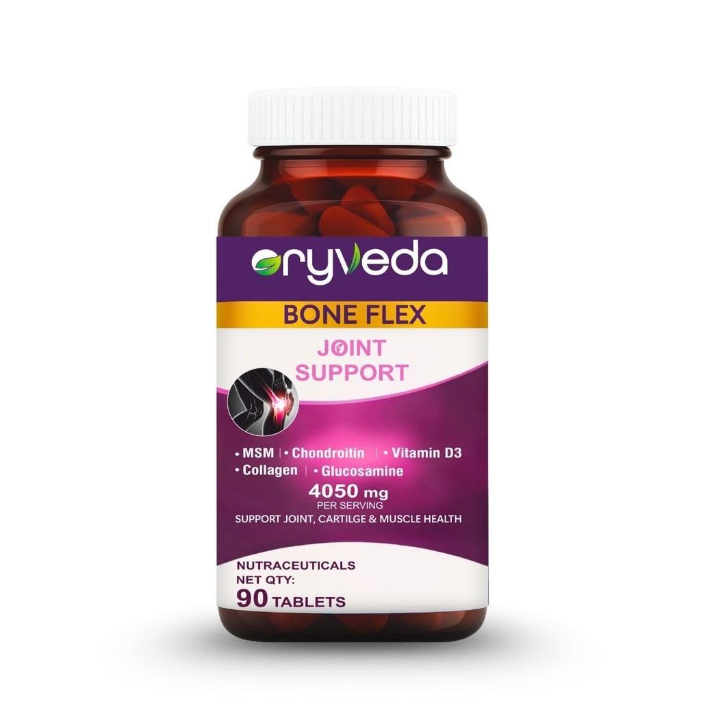 กลูโคซามีน คอลลาเจน Chondroitin & MSM Joint Support Tablets | อาหารเสริมกระดูกอ่อนและข้อเพื่อสุขภาพ 