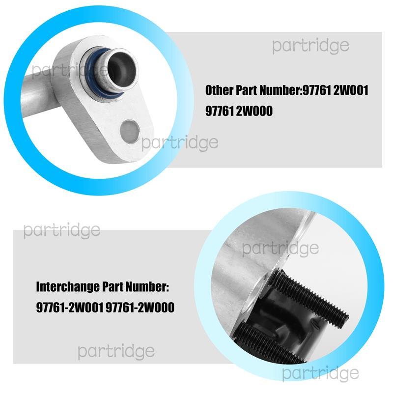977612W001 ท่อแรงดันเครื่องปรับอากาศสําหรับ IX45 ท่อเครื่องปรับอากาศ Santafe 977612ว000