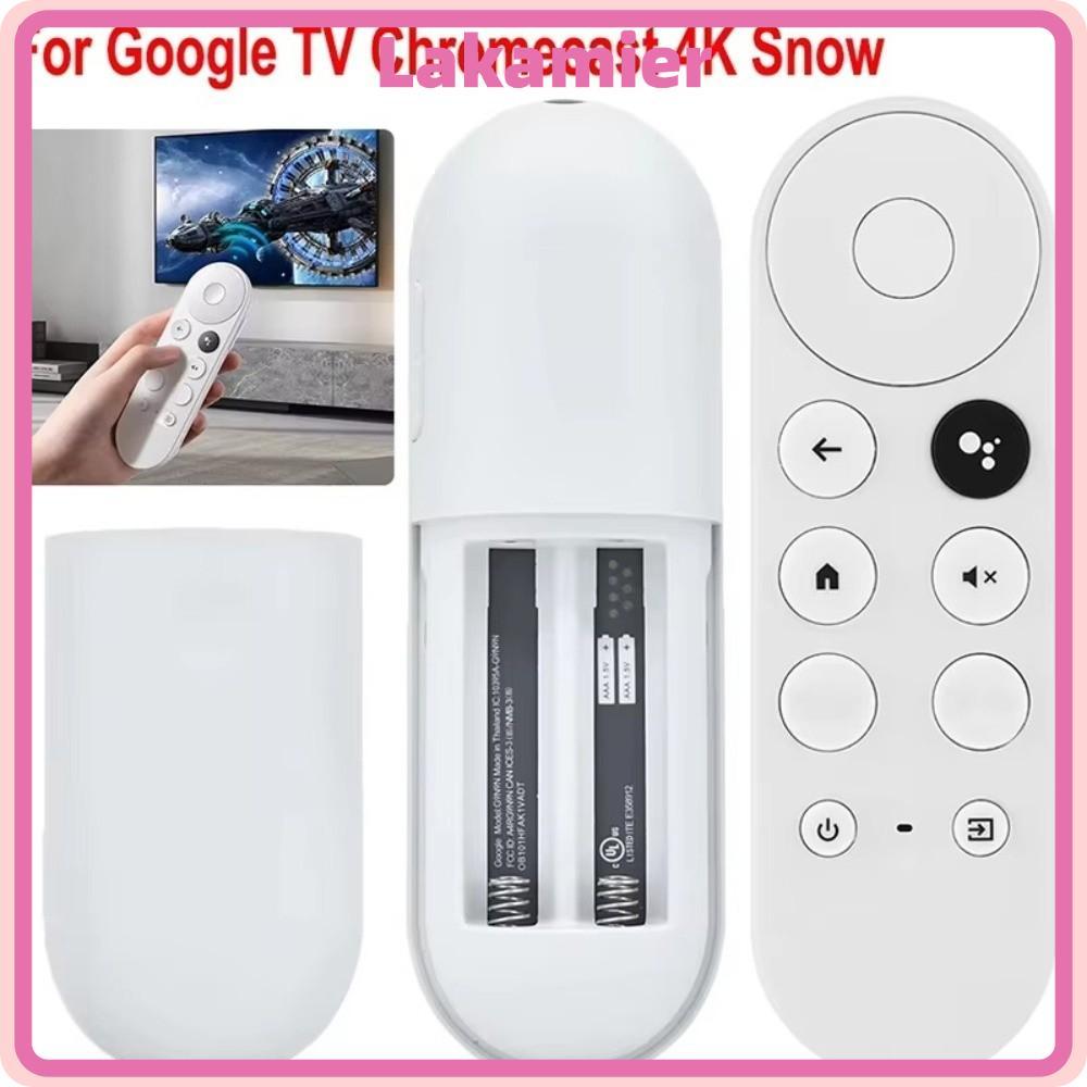 LAKA เปลี่ยนรีโมทคอนโทรลด้วยเสียง, 4K เข้ากันได้กับ HD สําหรับ Google Chromecast Remote, G9N9N การออ