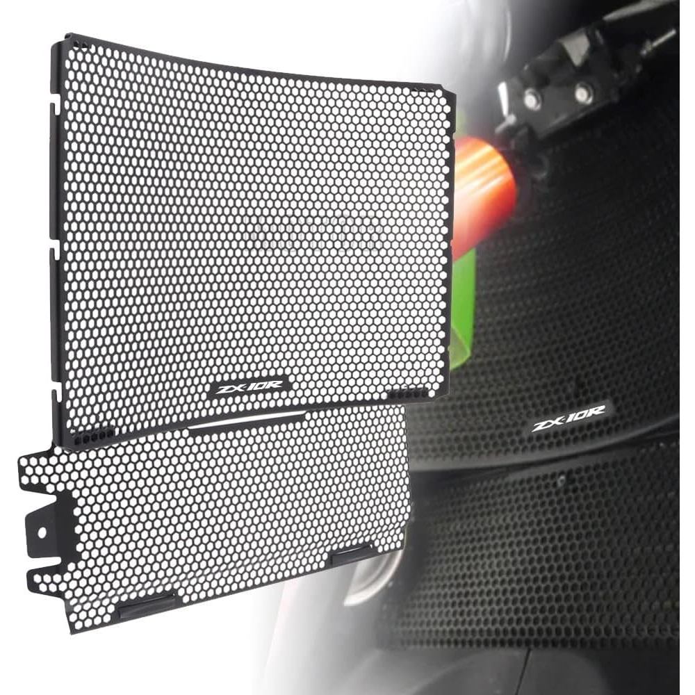 Ninja ZX-10R หม้อน้ํา Oil Cooler Guard ชุดเข้ากันได้กับ Kawasaki Ninja ZX-10R 2016-2026 ZX-10R Perfo