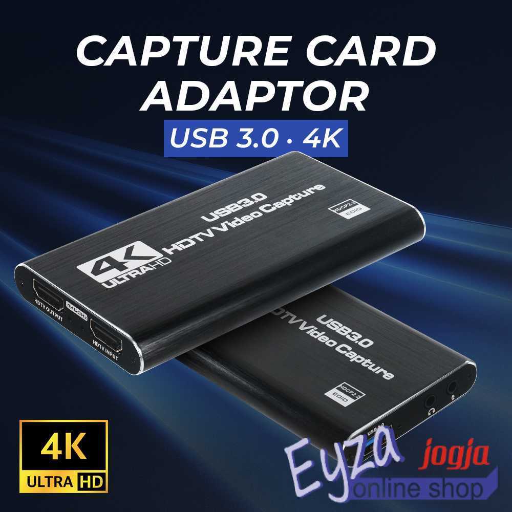 ใหม่ 2026 ALLOYSEED HDMI Video Capture Card Adapter กล่องบันทึก USB3.0 4K HDTV - RU900