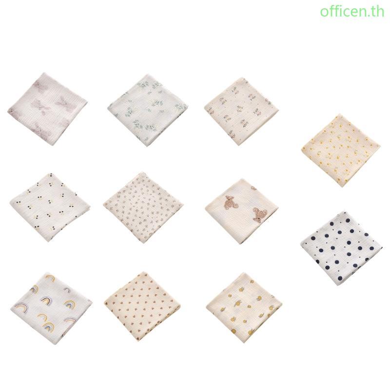 Cen อัพเกรด Muslin Swaddle ผ้าห่มผ้าฝ้าย Muslin Square Soft Large Muslin Swaddles ผ้าสําหรับเด็กทารก