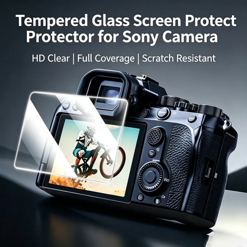 SONY 1-3PCS 9HกระจกนิรภัยสําหรับSony FX2 FX2B FX3 FX30 FX30B FX3A FX6 FX6Vกล้องLCDป้องกันหน้าจอฟิล์ม