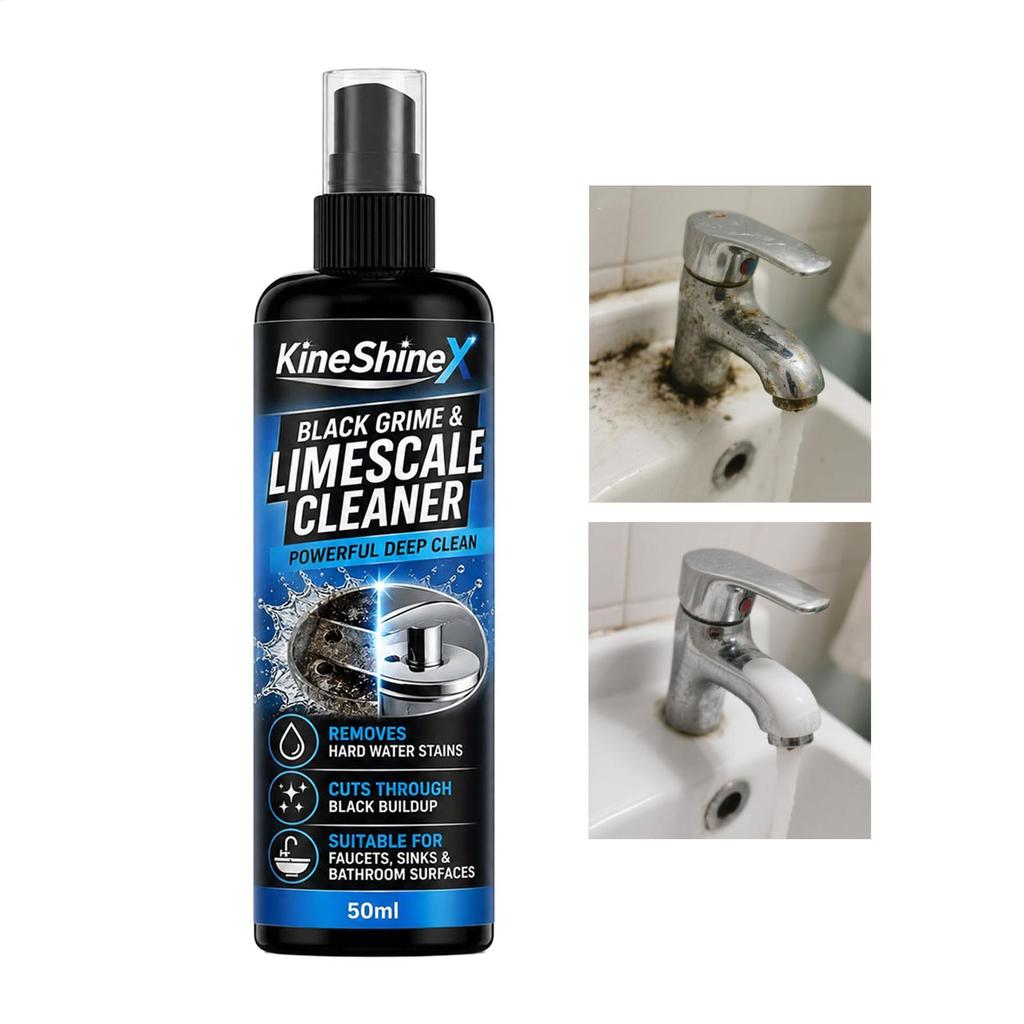 Limescale Cleaner 50ml Hard Water Stain สเปรย์ทําความสะอาดห้องน้ําหัวฝักบัว Limescale Remover สําหรั