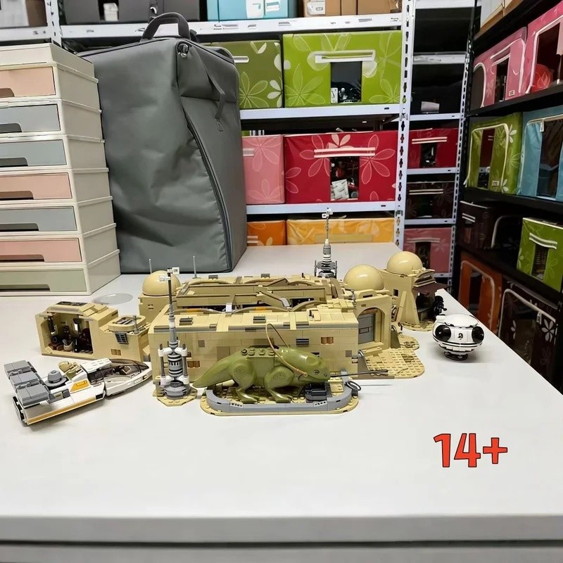 7สํานักงาน 2025 ของตกแต่งบ้านใหม่เข้ากันได้75290เครื่องประดับตั้งโต๊ะของเล่นรุ่นเครื่องประดับของขวัญ