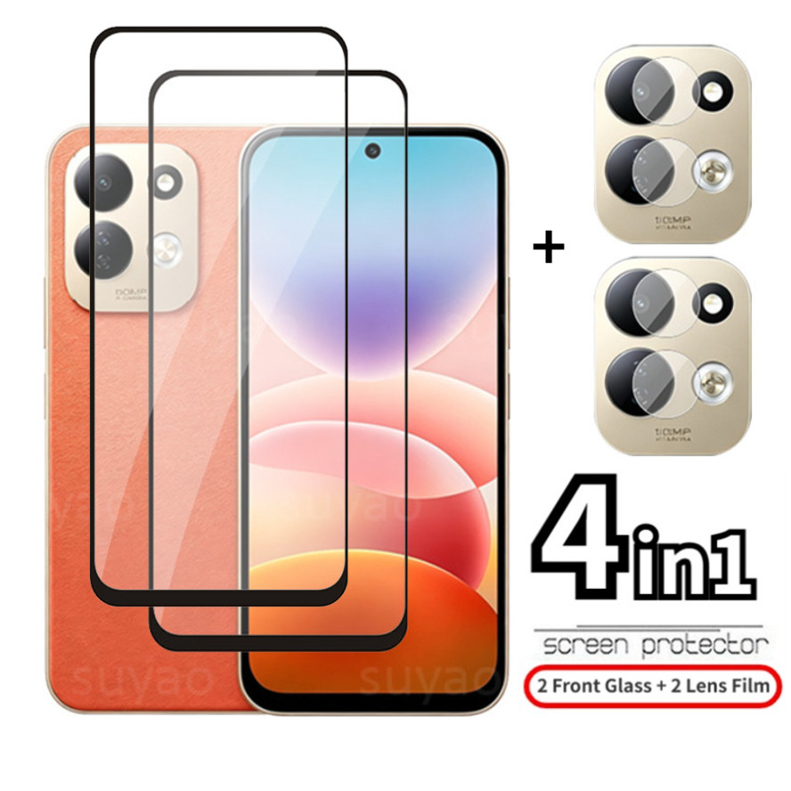 กระจกนิรภัยสําหรับ Redmi 17 5G 4G 2026 ป้องกันหน้าจอ HD ฟิล์มใสกล้องเลนส์ฟิล์มป้องกันฝาครอบ Xiaomi Redmi17