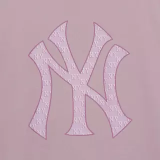 MLB เสื้อยืด ยูนิเซ็กซ์ Classic Monogram Big Lux Over Fit T-Shirts รุ่น 3ATSM0463 50LDL สีม่วงลาเวนเดอร์