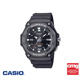 CASIO นาฬิกาข้อมือผู้ชาย CASIO รุ่น MW-620H-1AVDF สายเรซิ่น สีดำ