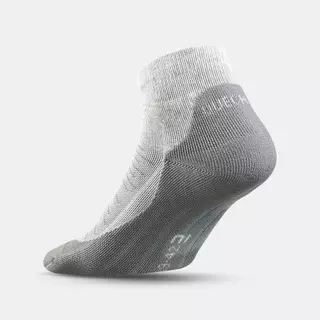 Decathlon Socks Hike 100 Mid 2-Pack ถุงเท้าหุ้มข้อเดินป่ารุ่น 100 แพ็ค 2 คู่ - Grey