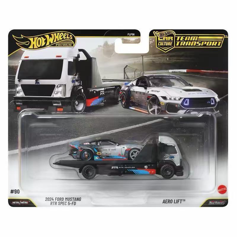 Hot Wheels รถเล็ก Ford Mustang การขนส่ง Fleet Gold Label Series รถรุ่น FLF56