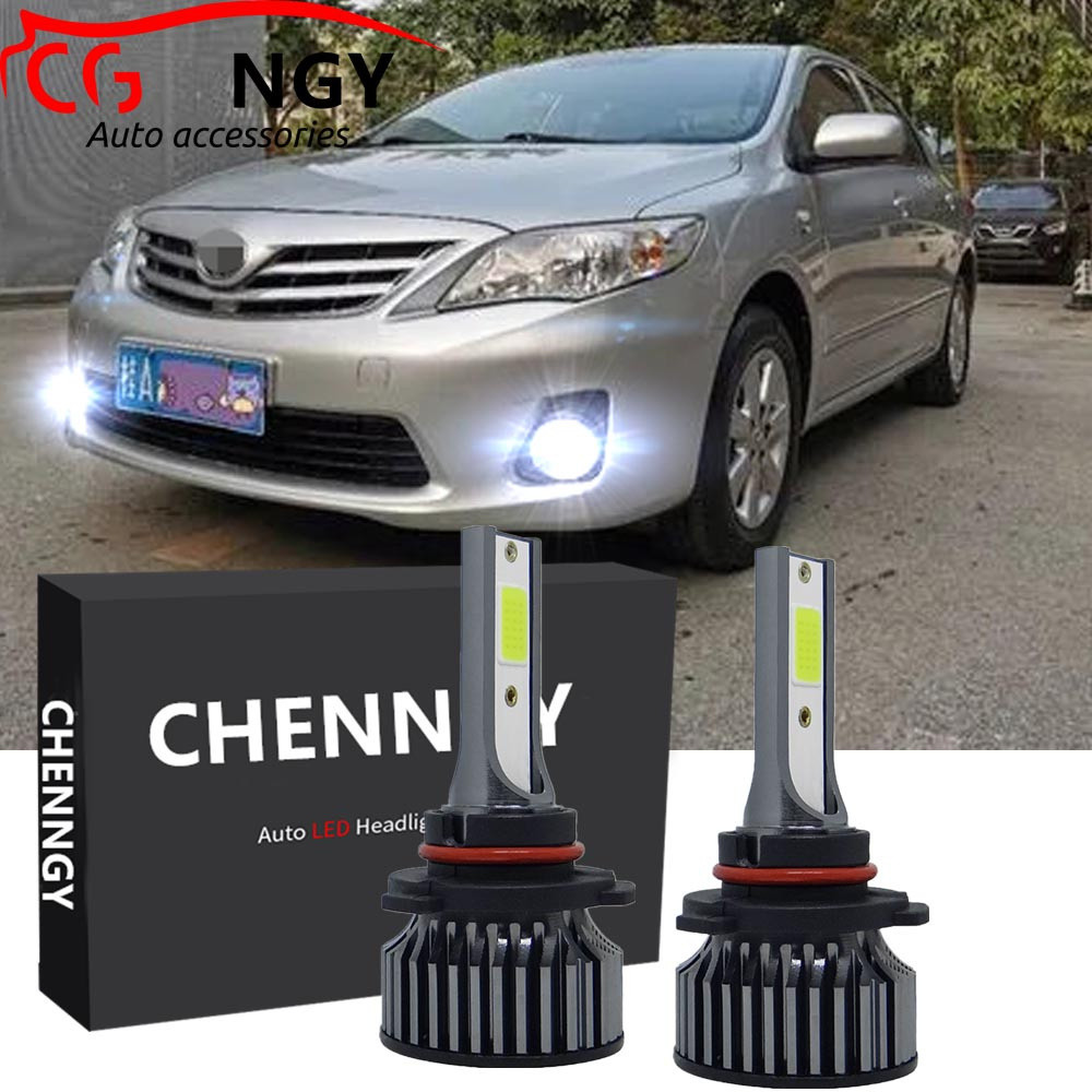 สําหรับ Toyota Corolla ALTIS 2010 2011 2012 2013 - 6000K Combo LED ไฟตัดหมอกหน้าชุดหลอดไฟหมอก BH (1 