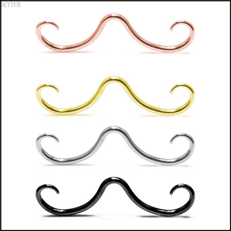 BETT Septum หนวดจมูกแหวนจมูกสตั๊ด Hoops Septum เจาะเครื่องประดับสําหรับผู้ชายผู้หญิง