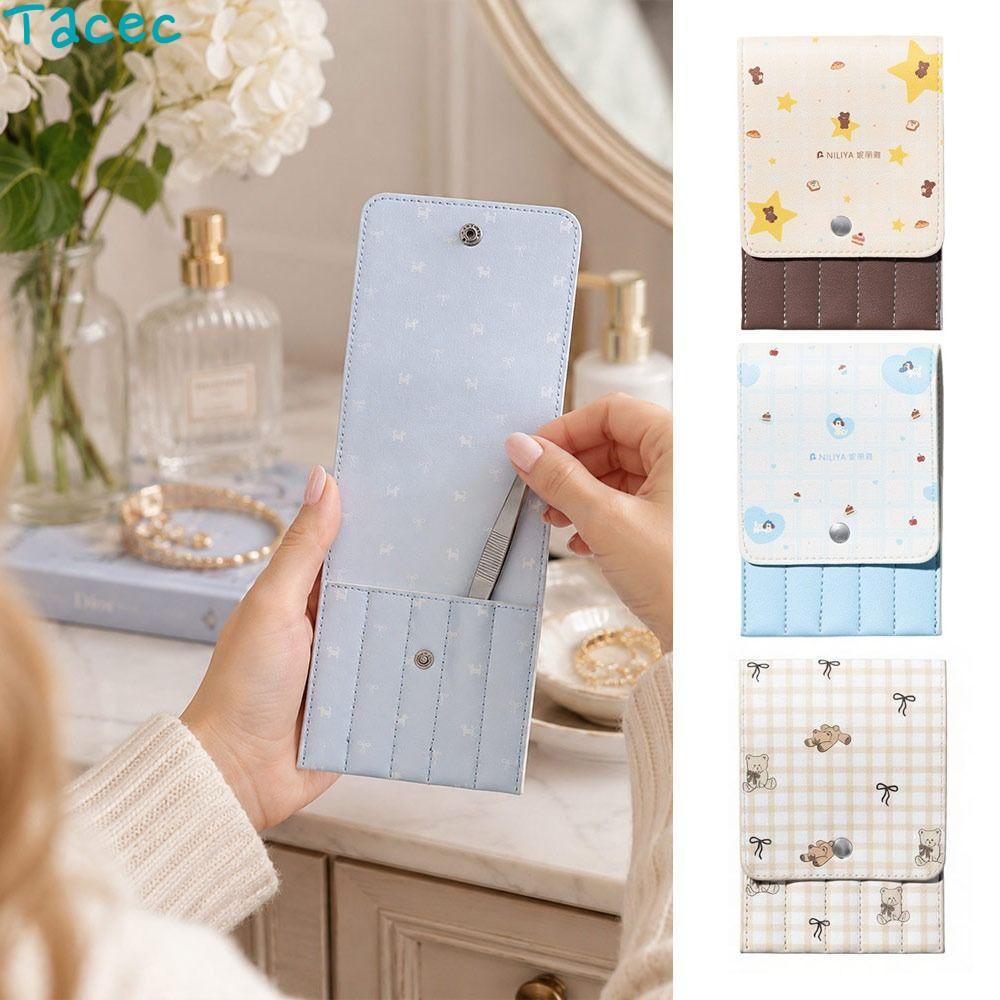 ANAMA Tweezer ป้องกัน, การออกแบบหลายช่องกันฝุ่น Tweezer Storage, แบบพกพา Journaling อุปกรณ์ปุ่ม Snap