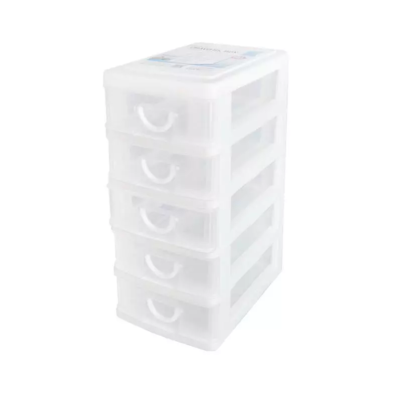 KEYWAY กล่องลิ้นชักใส่ของอเนกประสงค์ รุ่น CK-125 สีขาว-ใส
