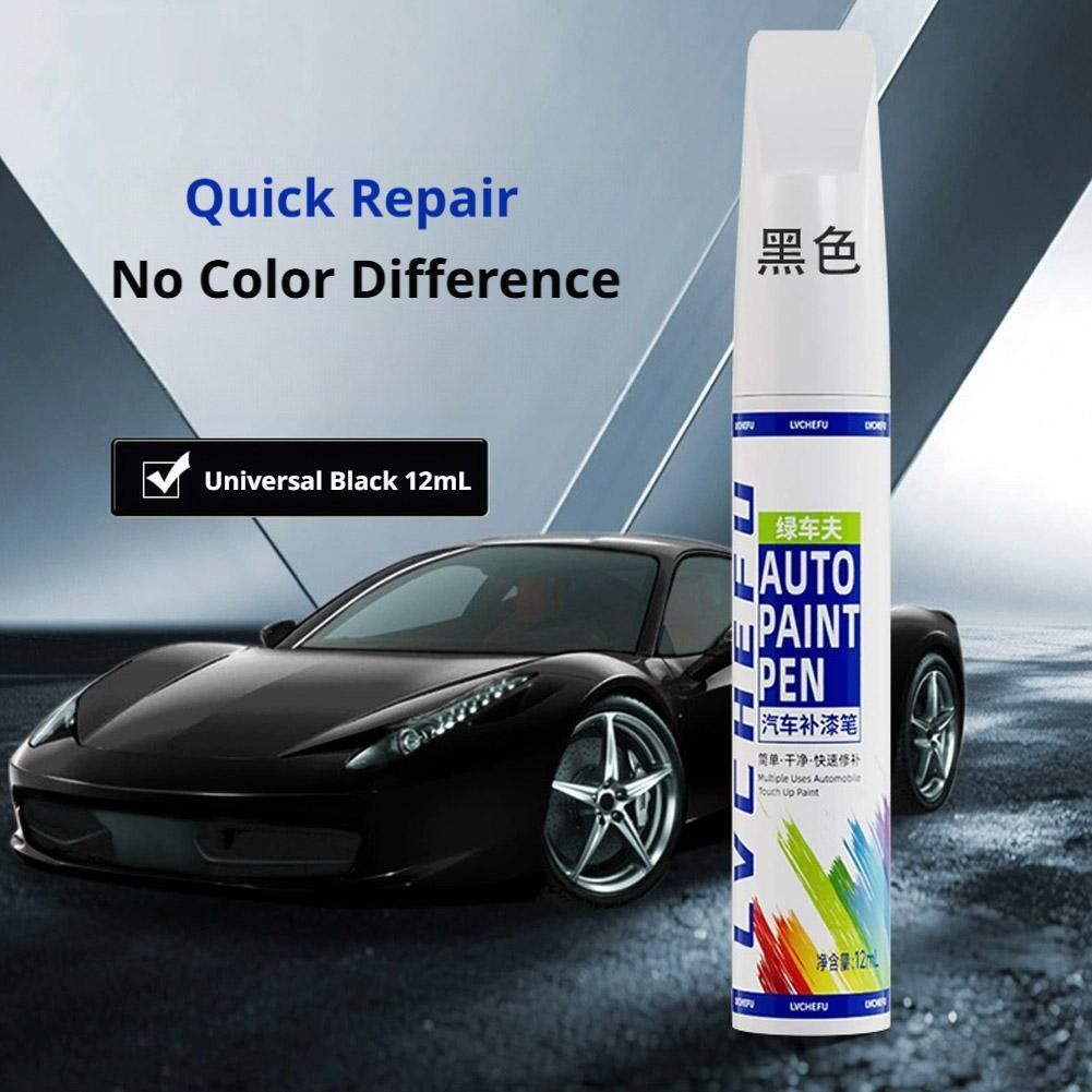 ปากกาสีสัมผัสรถยนต์ Pearl White Black Scratch Repair Marker Paint T8h6