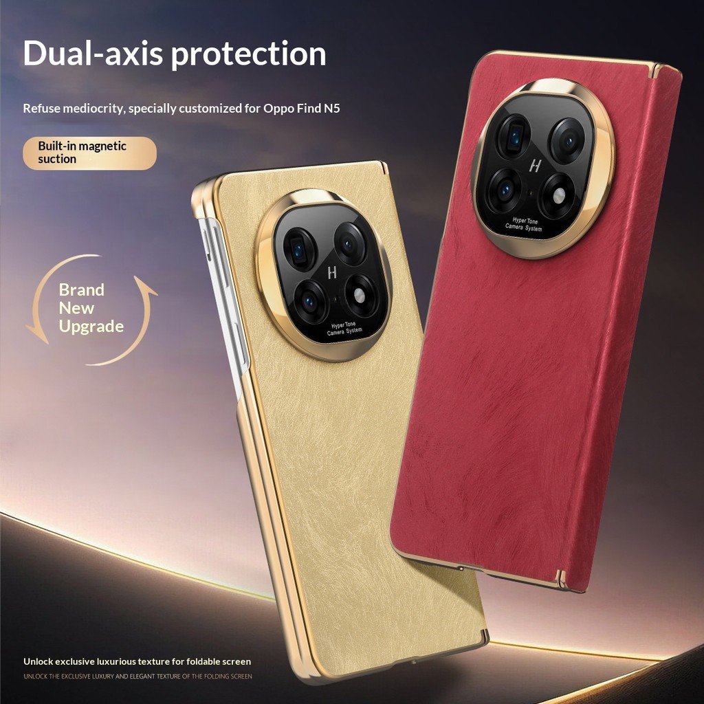 เคสโทรศัพท์แบบพับได้ระดับพรีเมียมพร้อมหนังแปรงในตัวแม่เหล็กสําหรับ OPPO Find N6 N5 Mate X7 X6 Magic V6 V5 พับ 7 6