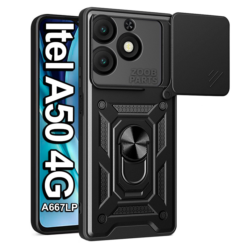 เคส Cover Capinha Case Itel A50 4G A667LP Armor Shield Anti-Impact - หน้าจอ 6.6"
