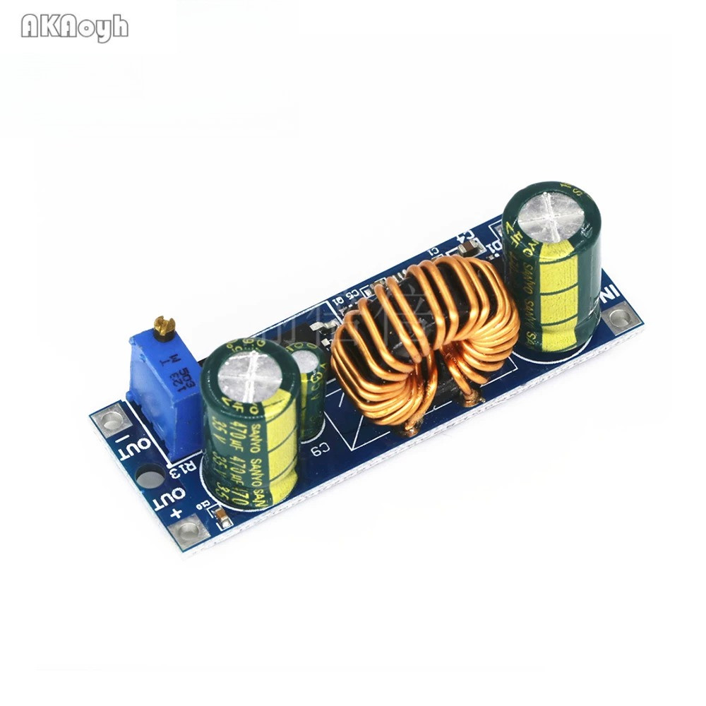 โมดูลไฟฟ้า Buck-Buck อัตโนมัติ Buck Booster Module แหล่งจ่ายไฟตัวควบคุมแรงดันไฟฟ้าแบบปรับได้กําลังสู