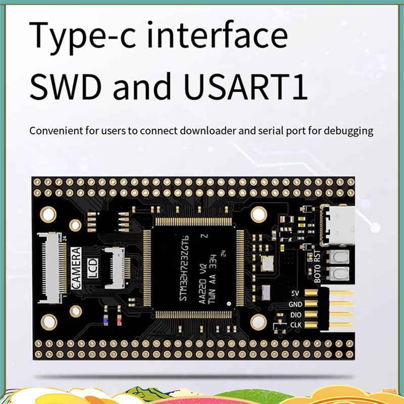 TypeC STM32H723ZGT6 Core Board STM32 Development Board H7 ระบบ ZGT6 การเรียนรู้ BOARD SPI