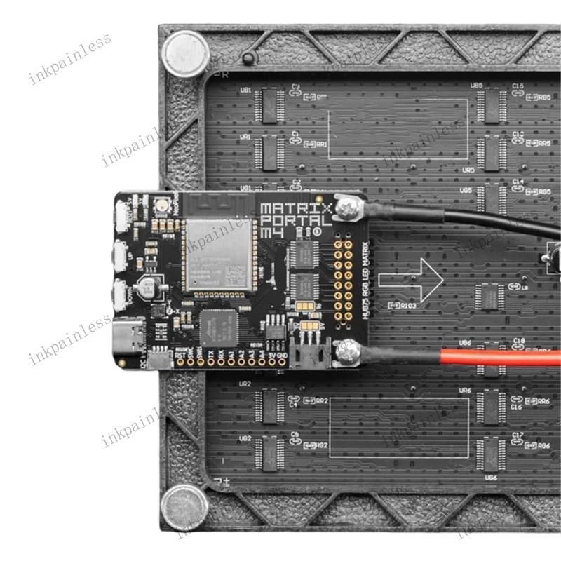 Wi-Fi สําหรับ HUB75 RGB LED Dot Matrix หน้าจอแผงไดร์เวอร์บอร์ด - Matrix Portal จอแสดงผล LED Controll