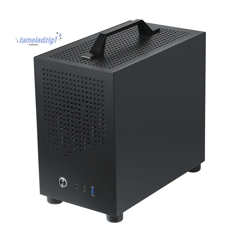 เคส Micro-ITX เคส PC SKTC A17 SGCC เคสคอมพิวเตอร์รองรับ Micro-ITX Mini PC สีดํา