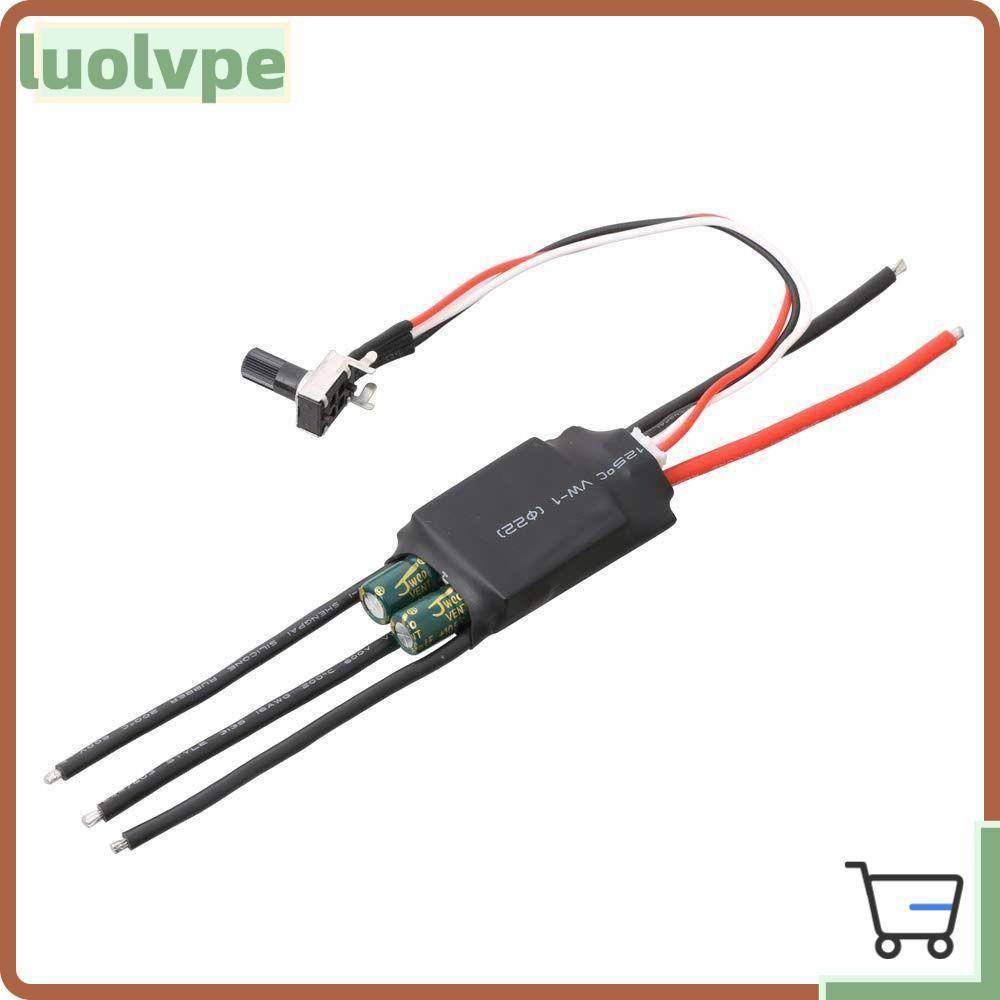 LUOLVUO มอเตอร์ไร้แปรงไดร์เวอร์, Potentiometer 200W BLDC Hallless DC มอเตอร์ไดรฟ์,ความเร็วสูง 3-Phas
