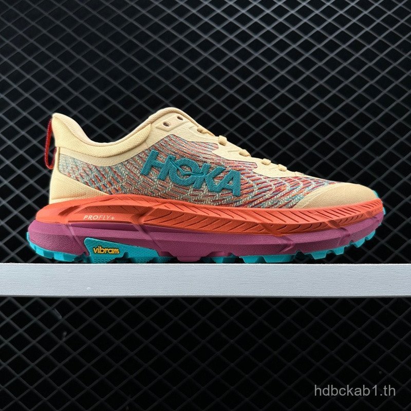 HOKA ONE ONE MAFATE SPEED 4 รองเท้าวิ่งสําหรับผู้ชายและผู้หญิงระบายอากาศได้ดีและมีความสะดวกสบายในการ