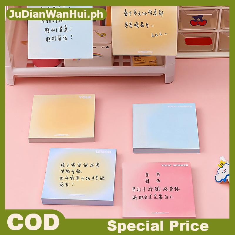 JuDianWanHuile Gradient Note Paper นักเรียนทา Blush Gradient Note Paper N Times Student Note Paper P