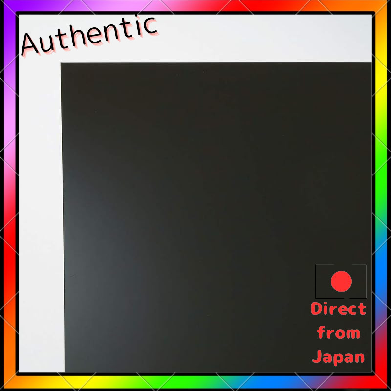 Acrysunday Rigid PVC Sheet Opaque Type Sunday Sheet 300mm×300mm Thickness 0.5mm Black 300 SS 0.5