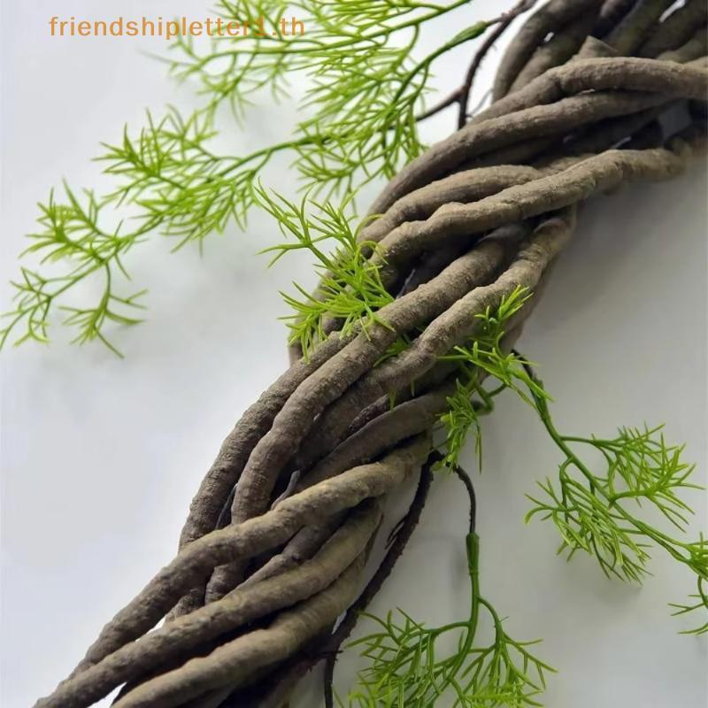 FSL แต่งหน้า PVC หวายปลอมพืชปีนเขา Wigwam เนื้อที่สมจริง DIY Rainforest ภูมิทัศน์ตกแต่งสําหรับห้องนั
