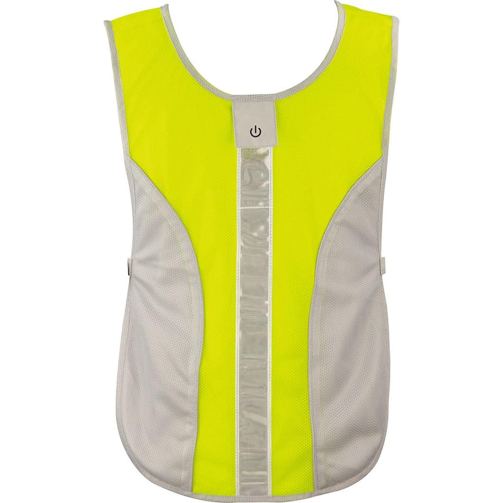 เสื้อกั๊กเซฟตี้ตาข่ายมอเตอร์ไซค์ KOMINE สีเขียว (JK-66) | KOMINE Safety Mesh Vest, Green, JK-66