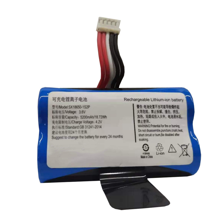 แบตเตอรี่ SX18650-1S2P สำหรับเครื่องรูดบัตร Verifone X970 X990