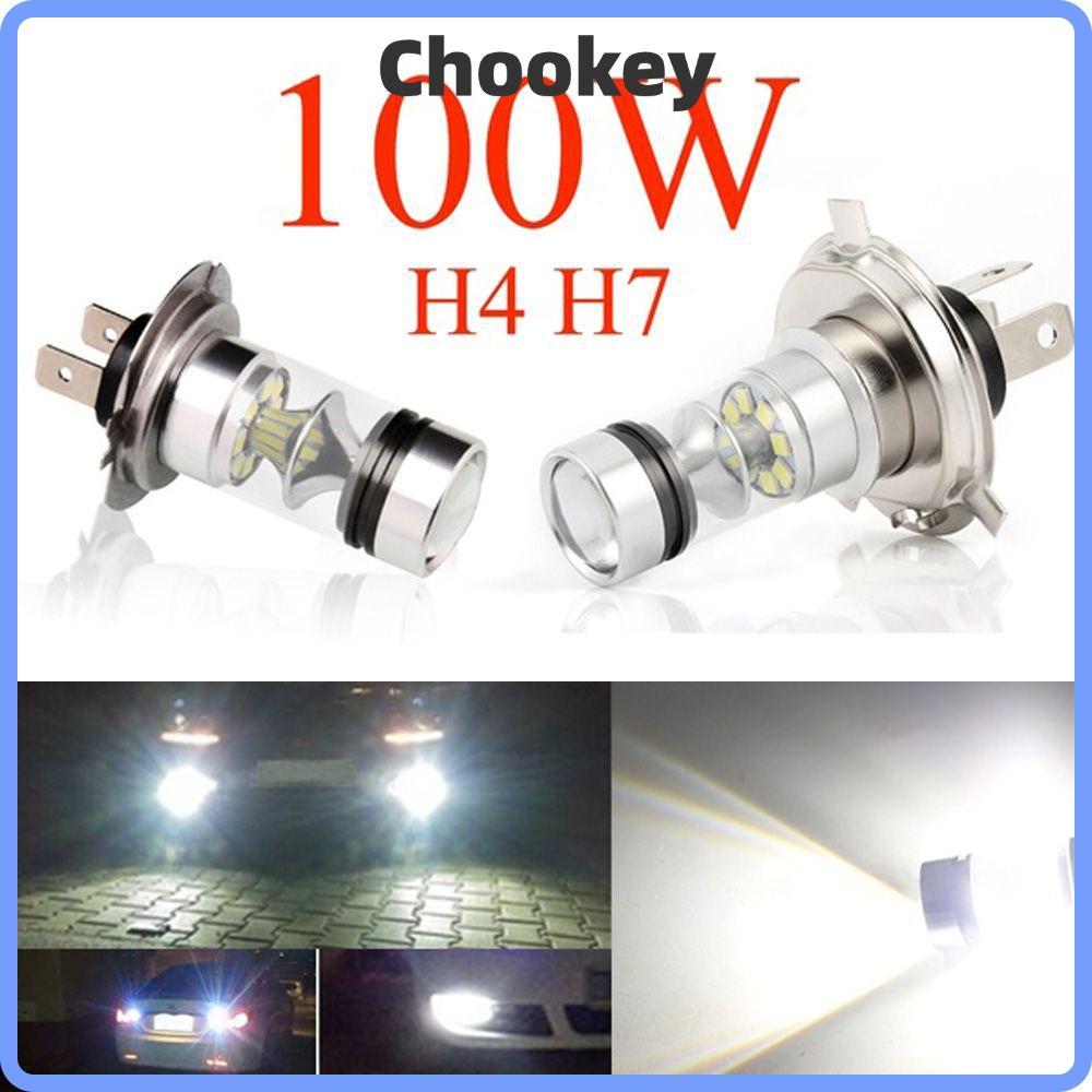 CHOOKMY H4 H7 ไฟขับขี่ร้อน 100W 8000K