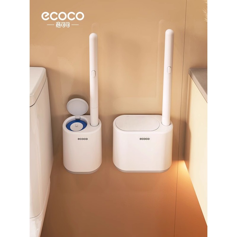 แปรงขัดห้องน้ำแบบใช้แล้วทิ้ง ecoco สำหรับใช้ในบ้าน รุ่นใหม่ 2026 แปรงขัดห้องน้ำแบบติดผนัง อุปกรณ์ทำค