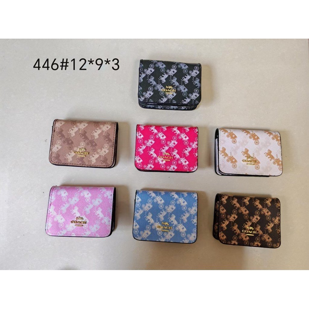 2026Coach wristlet/Coach wallet Ladies Card Holder Coin Purse wallet Presbyopic wallet Light Value P