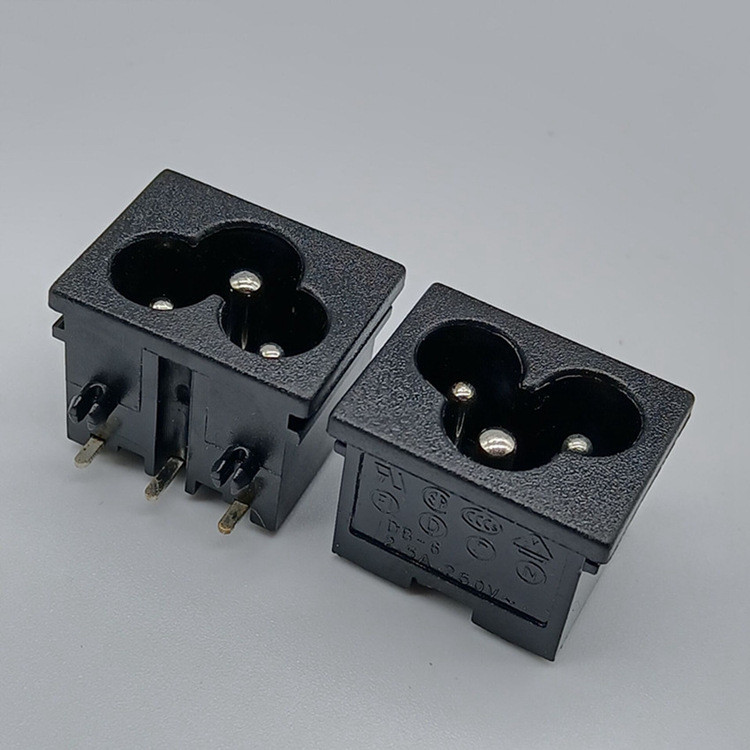 AC Power Socket Torx Socket Plug Appliance Input Socket Cassette Socket Pin Copper Pin IHGJ