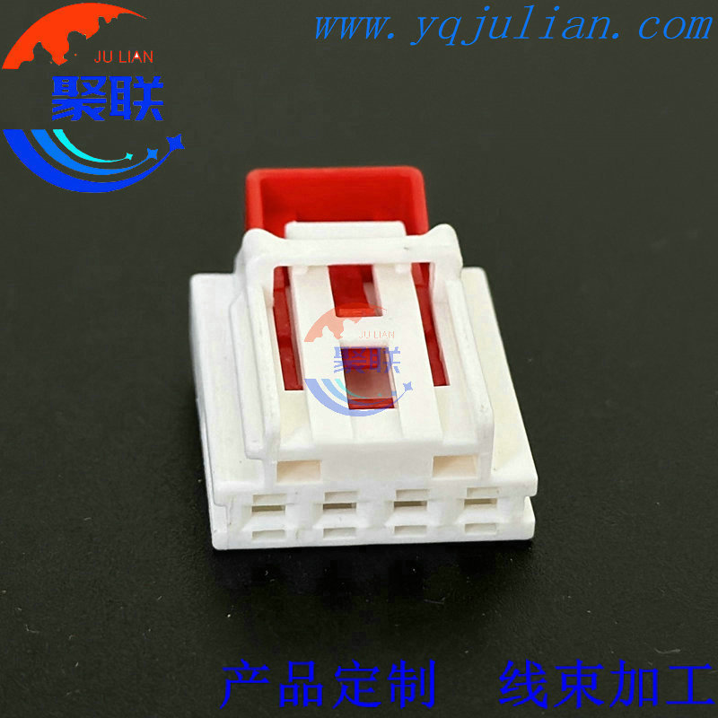 4 หลุม306204055ปลั๊กขั้วต่อสายรัดสายไฟรถยนต์ AAW DJ7049B-1.5-21 พร้อมเทอร์มินัล 4P